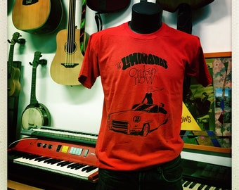 Men's T shirt "The Limiñanas on tour" - red - Artwork Elric Dufau