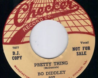 Repro RNR/RNB - 45t/7' No sleeve -Bo Diddley-Pretty thing/Bring it to Jerome