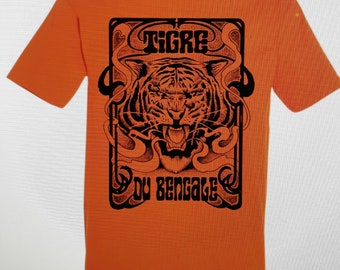 Men's T-Shirt "Bengal Tiger" Artwork Sadhu the Serbian