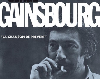 Serge Gainsbourg - La chanson de Prevert - Lp Vinyl neuf réédition 180 Gram