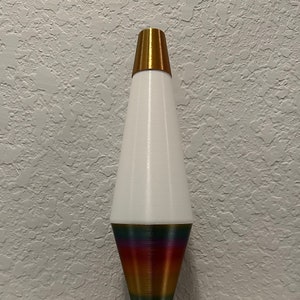 Retro Style Animated RGB LED Lava Lamp 16" with remote