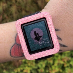 Farbe Glitter jeden Tag quadratische Uhr Covers