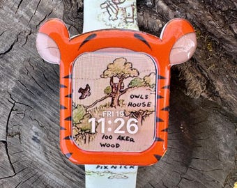 Housse de montre Tiger 100 acres pour Apple et Samsung