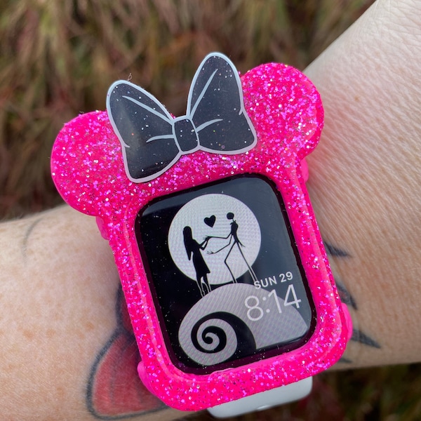 Hot Pink Big Bow Watch Cover