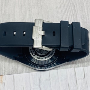 21mm Rubber BLACK Strap BLACK Stripe for 44MM Rolex Deepsea - Etsy