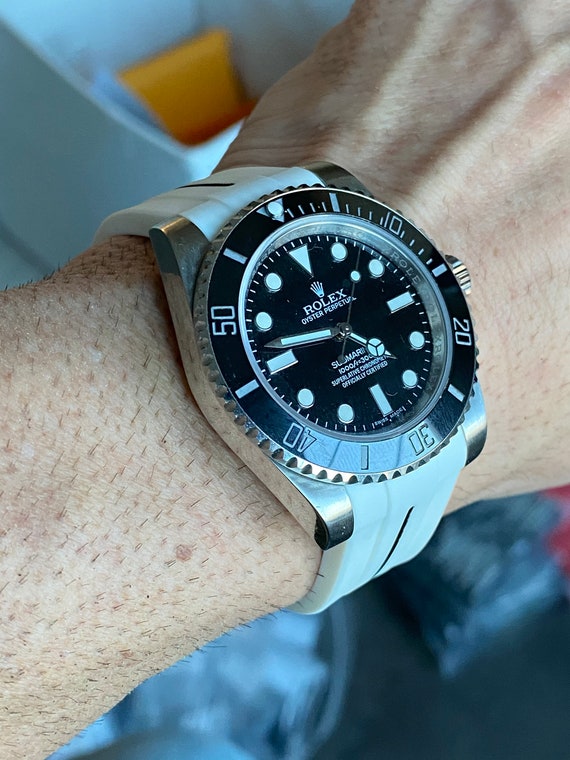 Rubber strap on Yachtmaster blue - suggestions pls - Rolex Forums