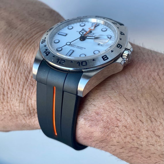 ORANGE Vulcanized Rubber Strap 