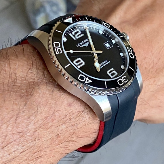 Longines silicone strap online