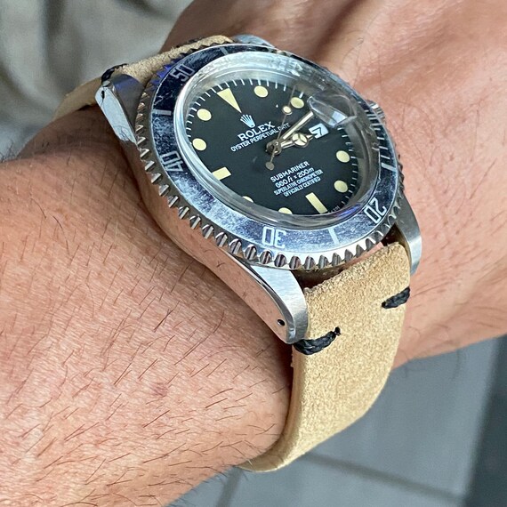 Vintage leather on sale watch