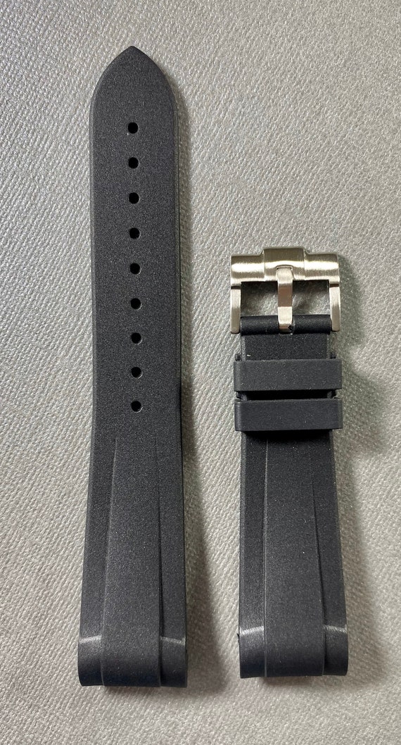 22mm Vulcanized Rubber Strap for Tudor Black Bay Watches Etsy