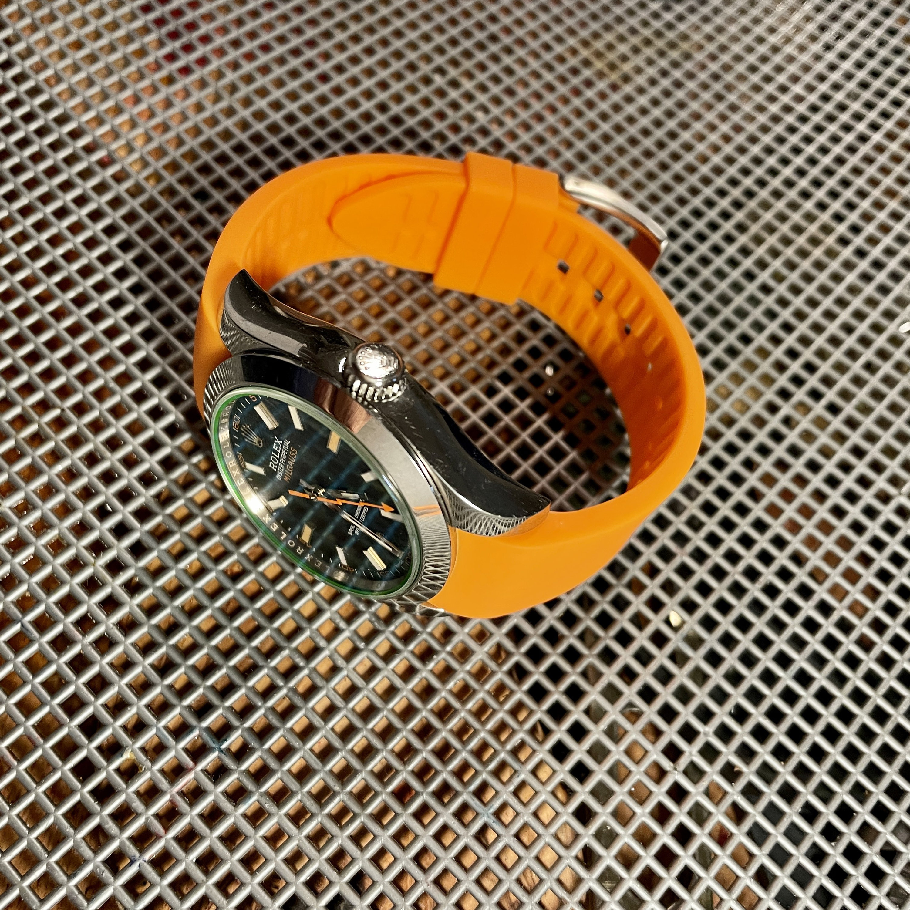 21mm Silicone Rubber ORANGE Strap for WATCHES with 21mm lugs Etsy