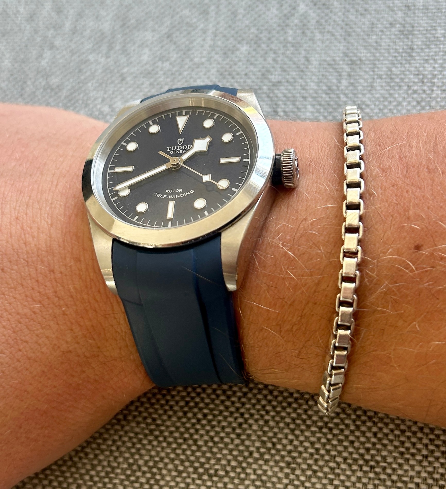 Buy Black Bay 58 Rubber Strap Online In India Etsy India