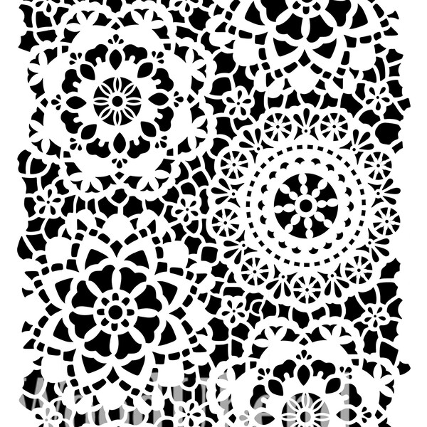 Lace Stencil Etsy UK