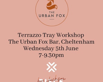 Terrazzo Tray Workshop Urban Fox JUNE