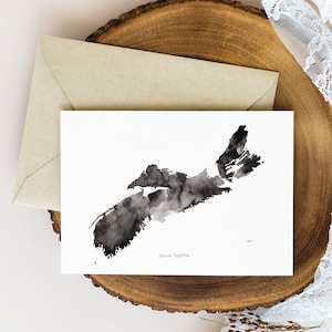 de cartes de correspondance de la Nouvelle-Écosse | Aquarelles | Cartes de voeux de la Nouvelle-Écosse |