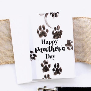 Carte de fête des pères pour papa chien | Cartes de vœux pour papa chien | Fête des pères chien |
