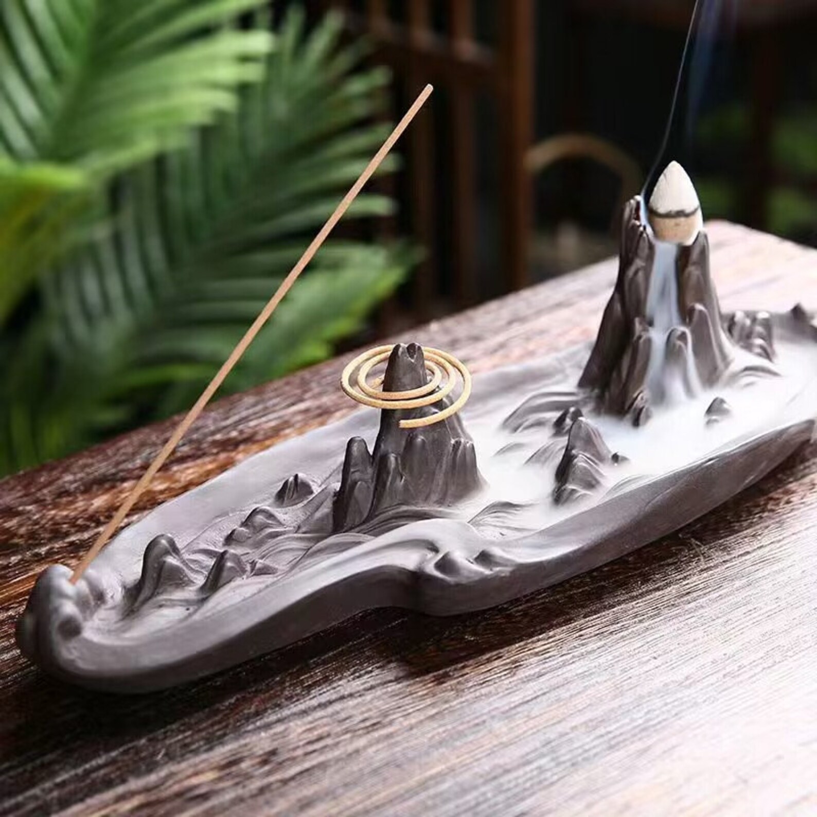 Mountain Incense Holder Silicone Moldcement Rockery Incense Etsy