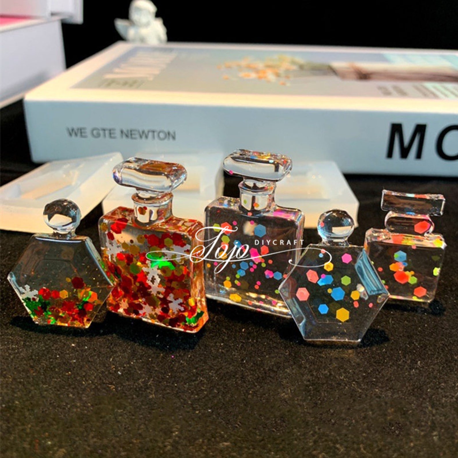 Perfume Bottle Silicone MoldCrystal Perfume Bottle MoldUV Etsy