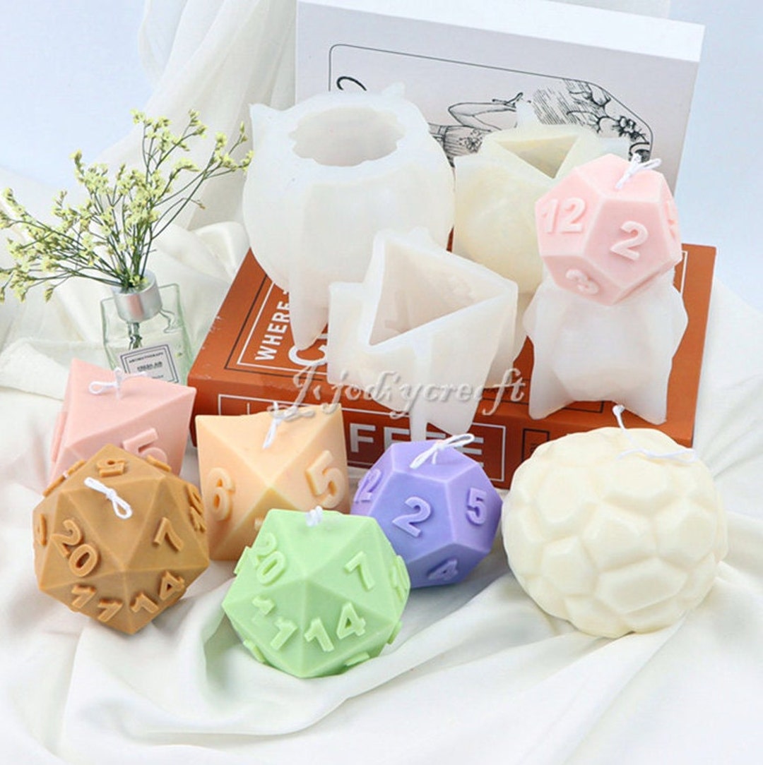 Large Dice Candle Silicone Molddice Candle Molddice Fondant Mold