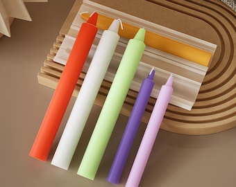 Simple Taper Candle Silicone Mold-Long Pillar Candle Mold-Tall Beeswax Candle Mold-Aesthetic Sculpture Candle Mold-Soy Wax Candle Mold