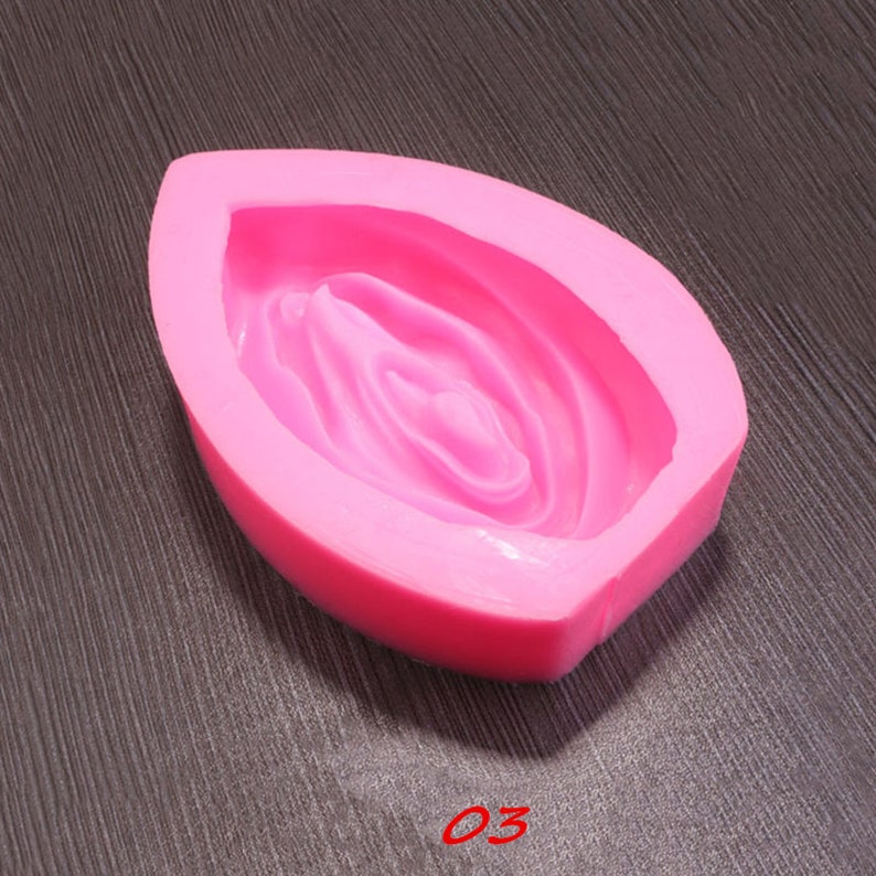 Vagina Fondant Silicone Mold-Vagina Vulva Resin Mold-Female Genital Candle Mold-Vagina Soap Mold-Chocolate Cake Decor Mold-Epoxy Resin Molds 03