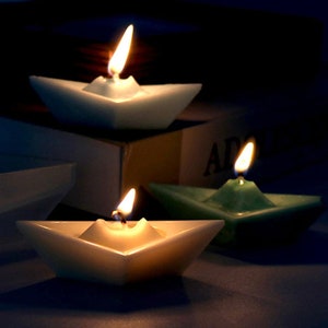 3D Paper Boat Silicone Mold-Paper Boat Candle Mold-Origami Boat Candle Mold-Small Boat Resin Mold-DIY Aromatherapy Plaster Mold