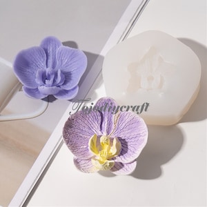 Phalaenopsis vela silicona molde-Phalaenopsis orquídea vela molde-orquídea flor colgante molde-aroma yeso arte molde-epoxi resina molde