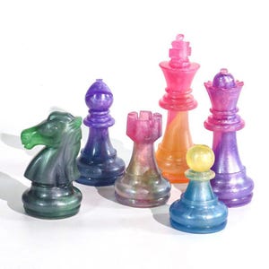 3D Chess Pieces Silicone Mold-Large Chess Resin Mold-Chess Keychain Pendant Mold-Chess Candle Mold-Aroma Plaster Art Mold-Home Decor Mold