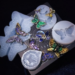 Beautiful Butterfly Silicone Mold-Butterfly Resin Mold-Butterfly Keychain Mold-Butterfly Pendant Mold-Butterfly Jewelry Making Mold