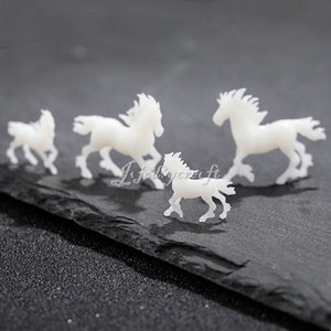 3D Swift Horse Filler Model-Horse Model For Silicone Mold-Horse Filling Materials for Epoxy Resin Mold-DIY Horse Micro Landscape Decor