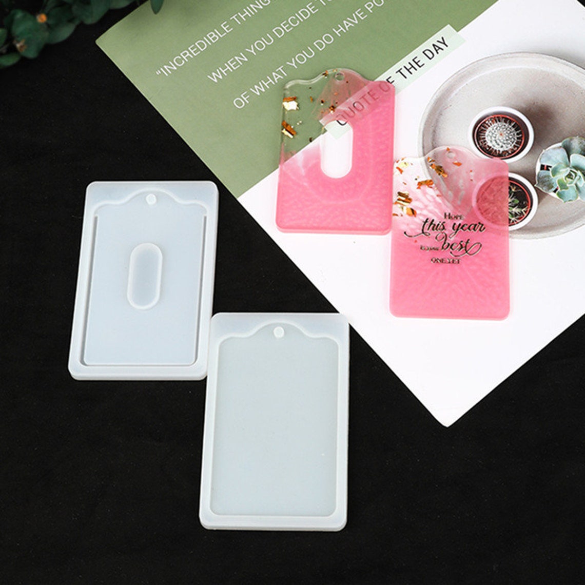 Card Sleeve Silicone Moldic Card Credit Card Sleeves Resin Etsy UK