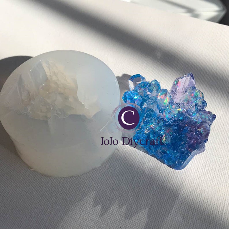 DIY Epoxy Crystal Cluster Mold-Simulated Ore Mold-Crystal Stone Column Shape Mold-Jewelry Making Mold-UV Resin Mold-Home Decoration Mold