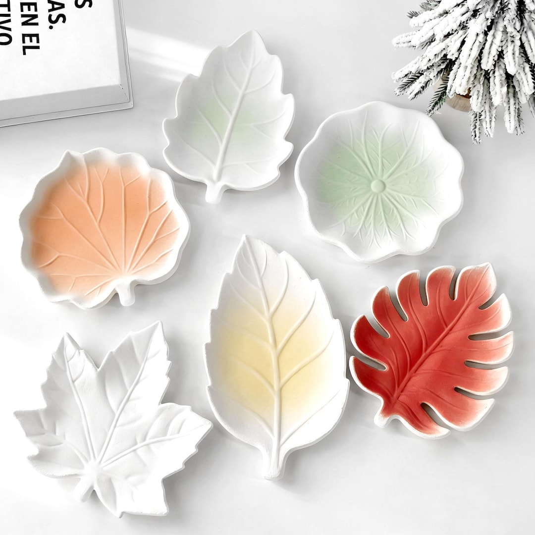 Leaf Tray Silicone Mold-leaf Trinket Dish Resin Mold-leaves