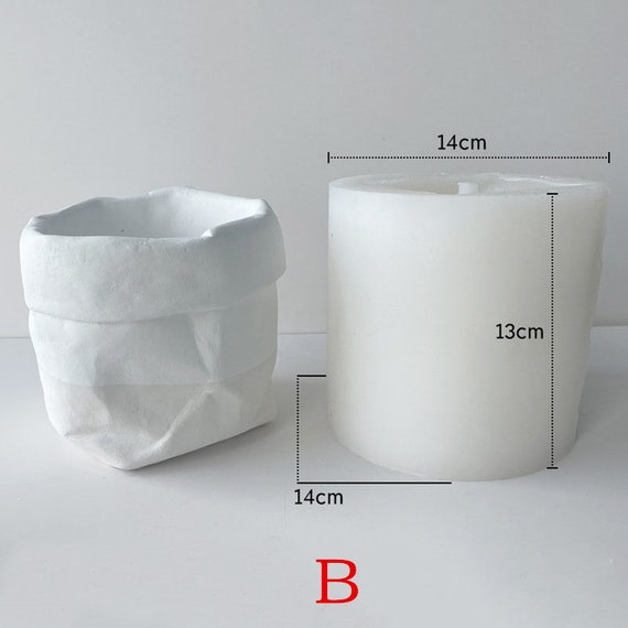 Cloth Bag Flower Pot Silicone Mold-cloth Sack Succulent Pots Mold
