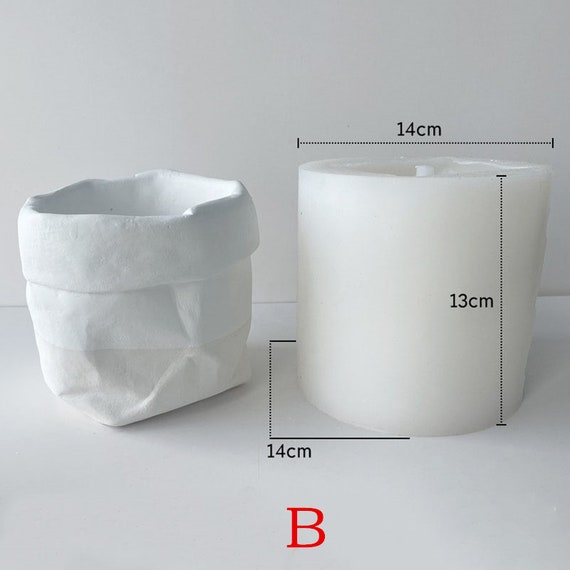 Origami Blumentopf Silikonform Für Sukkulenten – Flexible Form Für Beton, Gips & Harz, Ca. 15 Cm