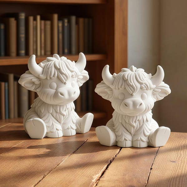 Forma silikonowa 3D Highland Yak, forma na świecę Highland Cow, forma z żywicy w kształcie figurki zwierzęcia, forma gipsowa do aromaterapii DIY
