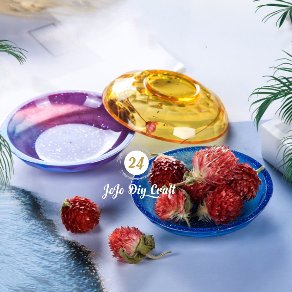 Transparent Dish Plate Silicone MoldRound Small Dish Mold for Etsy