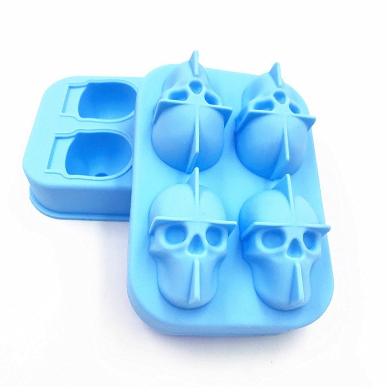 Halloween Skull Silicone Candle Mold3d Small Skull Silicon Etsy