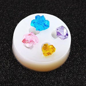 Natural Crystal Silicone Mold-Small Crystal Cluster Mold-Crystal Gemstone Resin Mold-Crystal Jewelry Making Mold-Epoxy Resin Art Mold