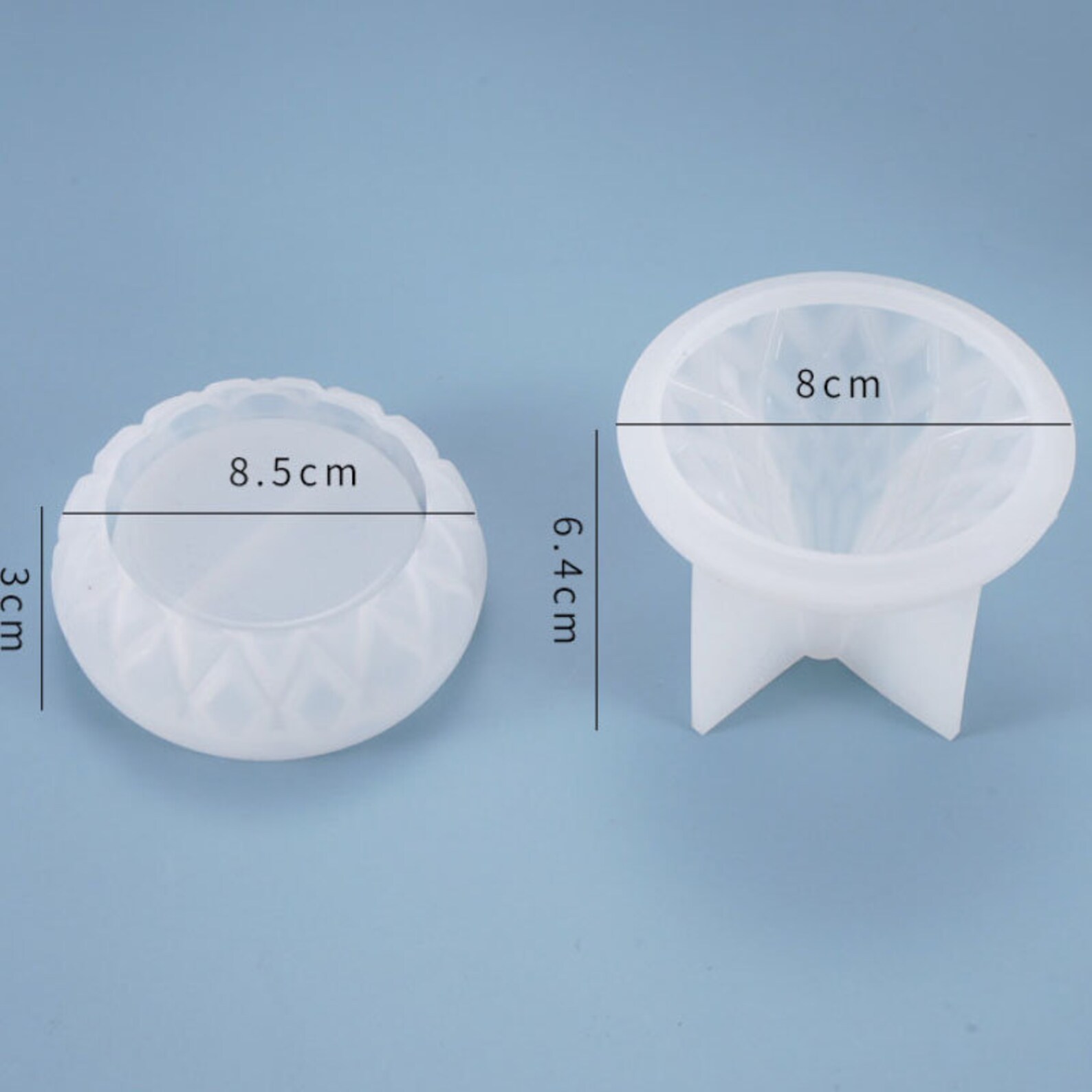 Crystal Teardrop Storage Box Resin Moldwater Drop Storage Jar Etsy