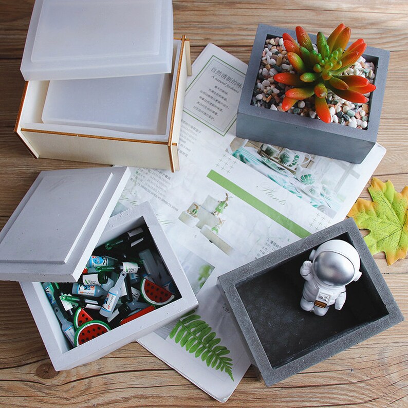 Tissue Box Resin MoldTissue Box Concrete MoldSucculent Etsy