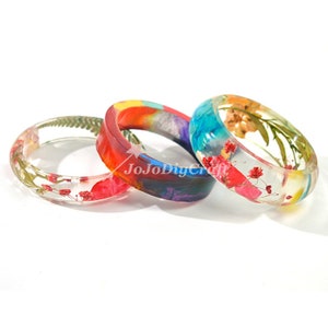 Curved Bangle Bracelet Mold-Round Bangle Resin Mold-Bangle Bracelet Silicone Mold-Colorful Bracelet Mold-Dried Flower Bangle Resin Mold