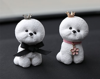 Bichon Fondant Silicone Mold-Bichon Frise Dog Mold-Animal Dog Resin Mold-Pet Bichon Dog Mold-Scented Plaster Mold-Chocolate Cake Decor Mold