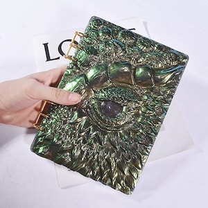 Halloween Notebook Cover Resin Mold-A5 Notebook Cover Mold-Dragon Eye Notebook Cover Mold-Demon Eye Notebook Cover Mold-Epoxy Resin Art Mould