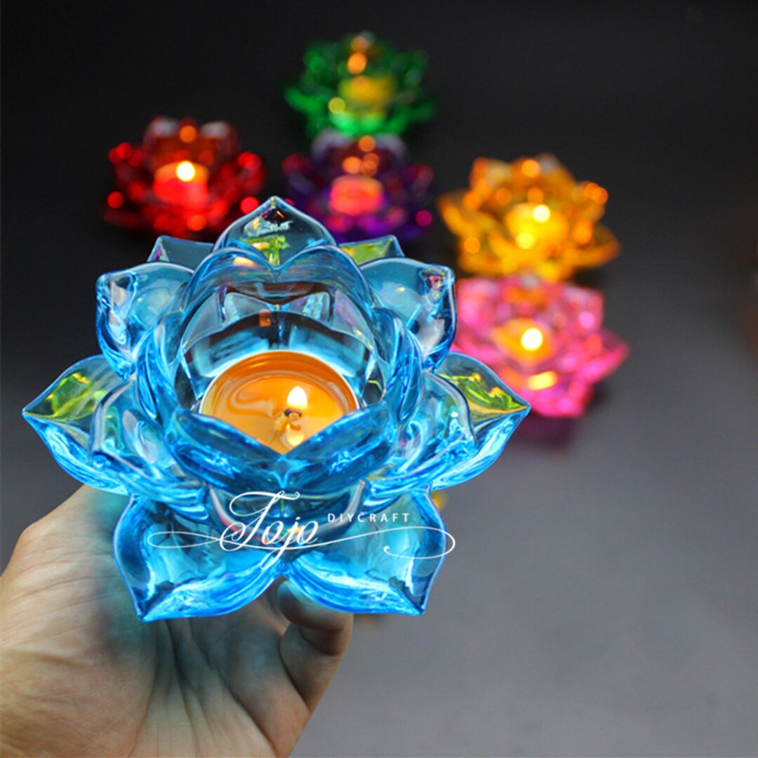 Lotus Gypsum Flowerpot Mould Diy Candle Pot Silica Gel Mold - Temu