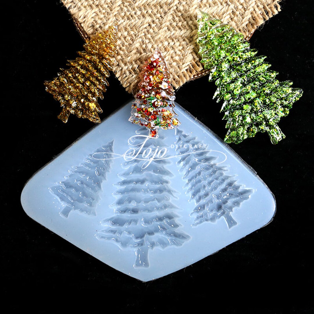 Christmas Tree Silicone Moldpine Tree Resin Moldjewelry Pendant