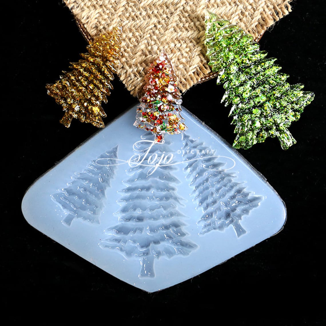 Christmas Tree Silicone MoldPine Tree Resin MoldJewelry Etsy