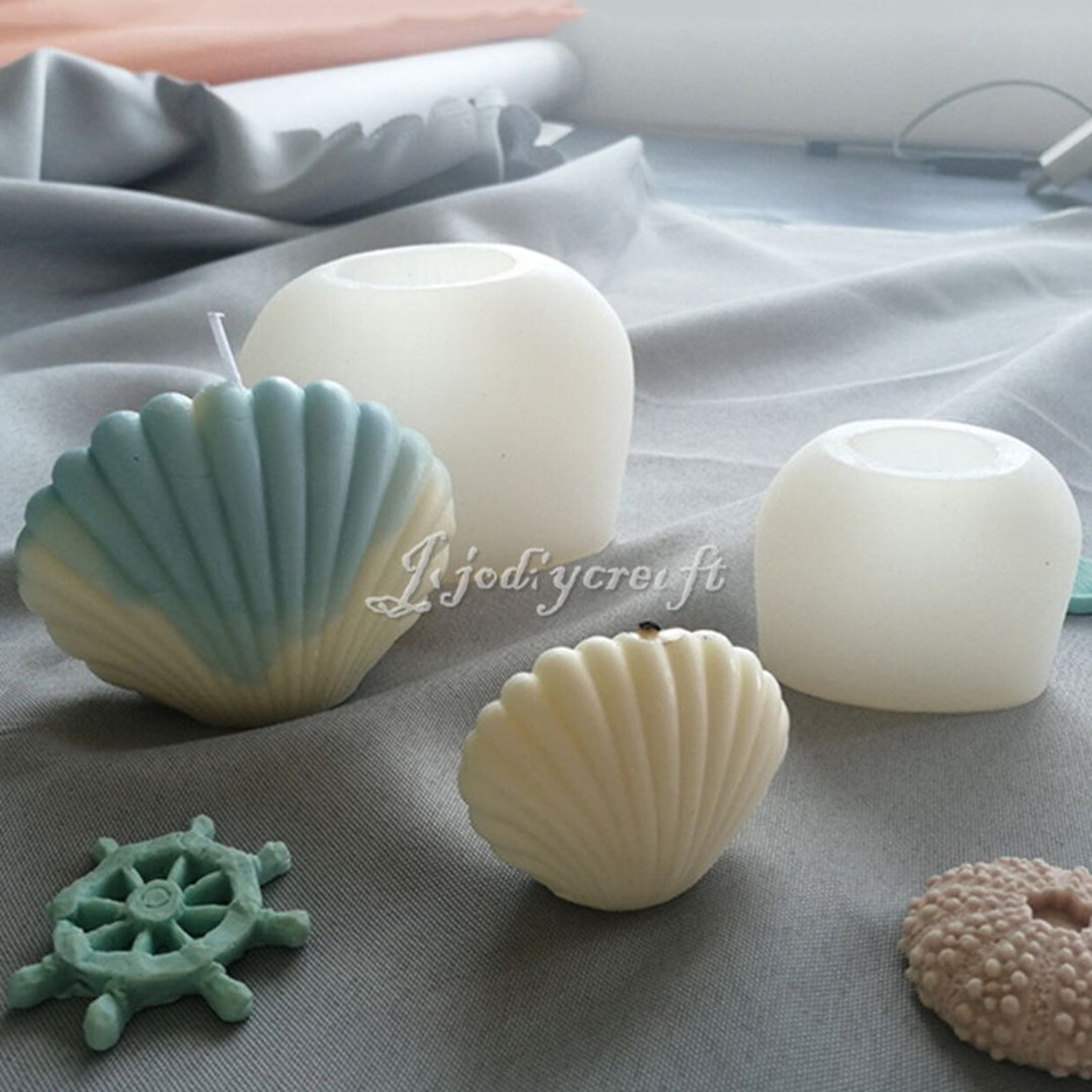 3D Shell Candle Silicone Moldsea Shell Candle Moldseashell Candle