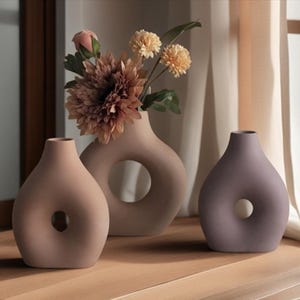 Nordic Vase Silicone Mold-Geometric Flower Vase Mold-Concrete Cement Vase Mold-Jesmonite Vase Decor Mold-DIY Aromatherapy Plaster Mold