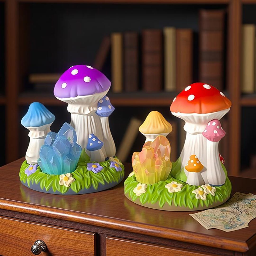 3D Mushroom Silicone Mold-small Mushroom Resin Mold-cute Mushroom